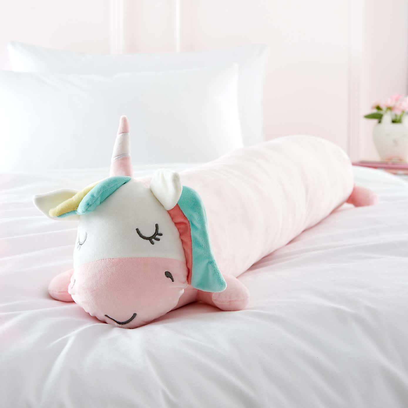 Catherine Lansfield Cuddle Friends Unicorn Cushion