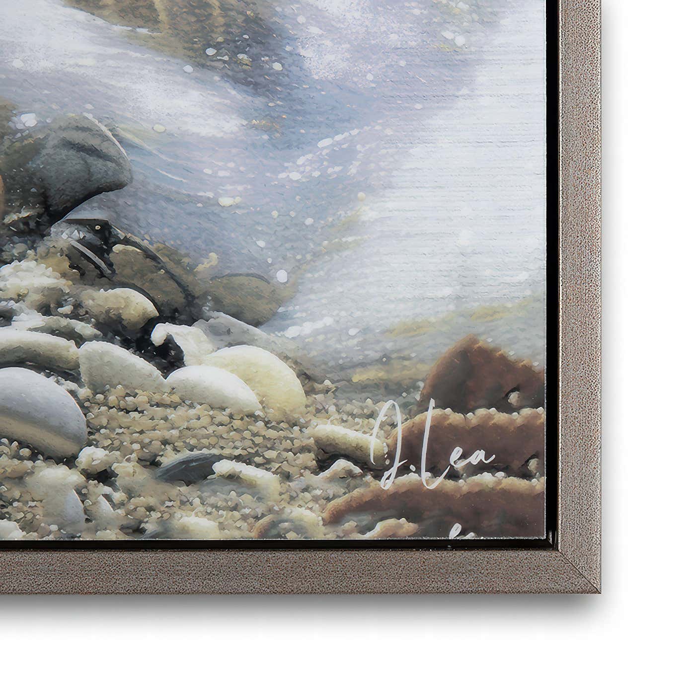 Cedar & Sage Crystal Waters Framed Canvas