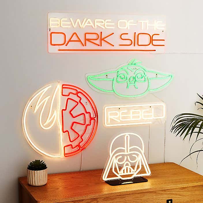 Disney Star Wars Light and Dark Side Neon Sign