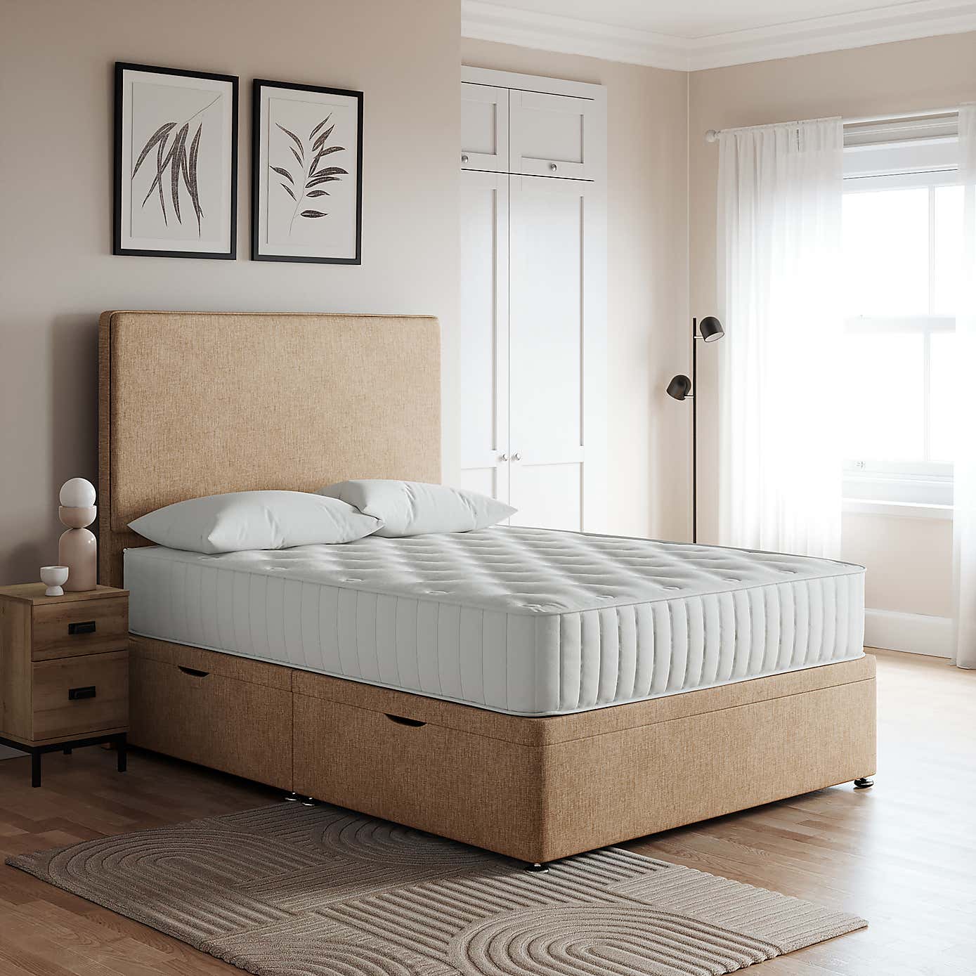 Side Opening Ottoman Bed