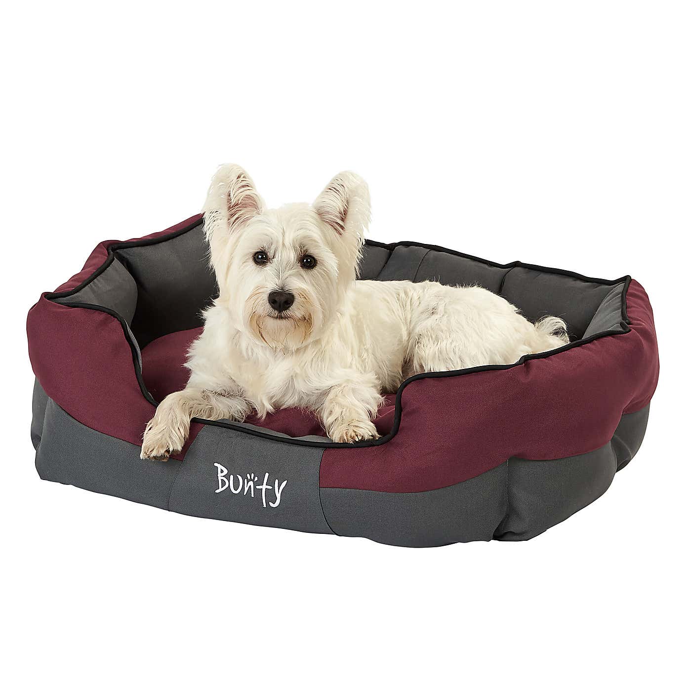 Bunty Red Waterproof Anchor Dog Bed