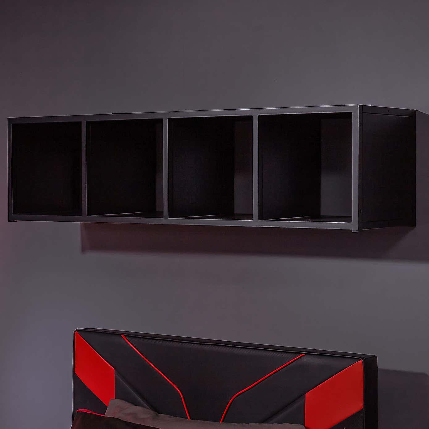 Return - X Rocker MESH TEK Shelf with 4 Cube Storage