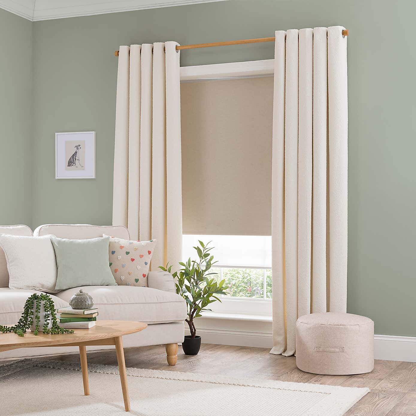 Luna and Sheer Duo Roller Blind