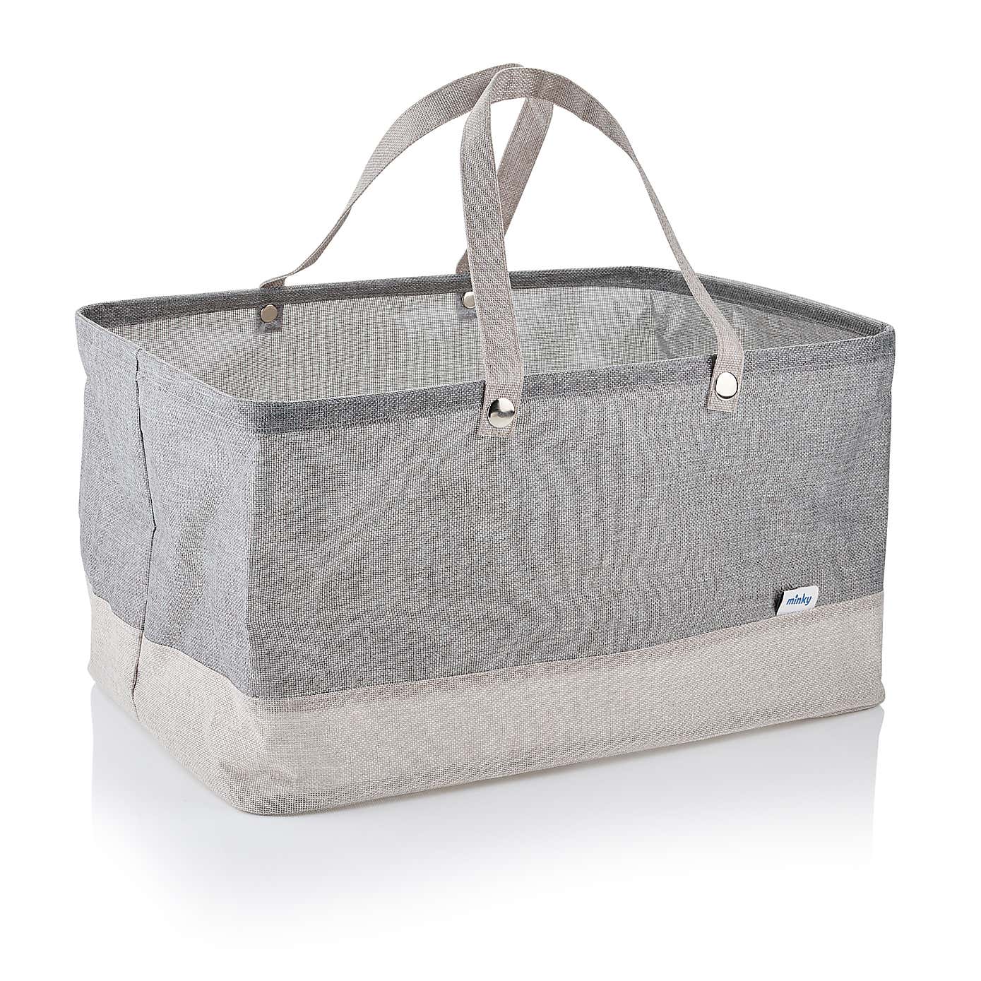 Minky Waterproof Laundry Basket