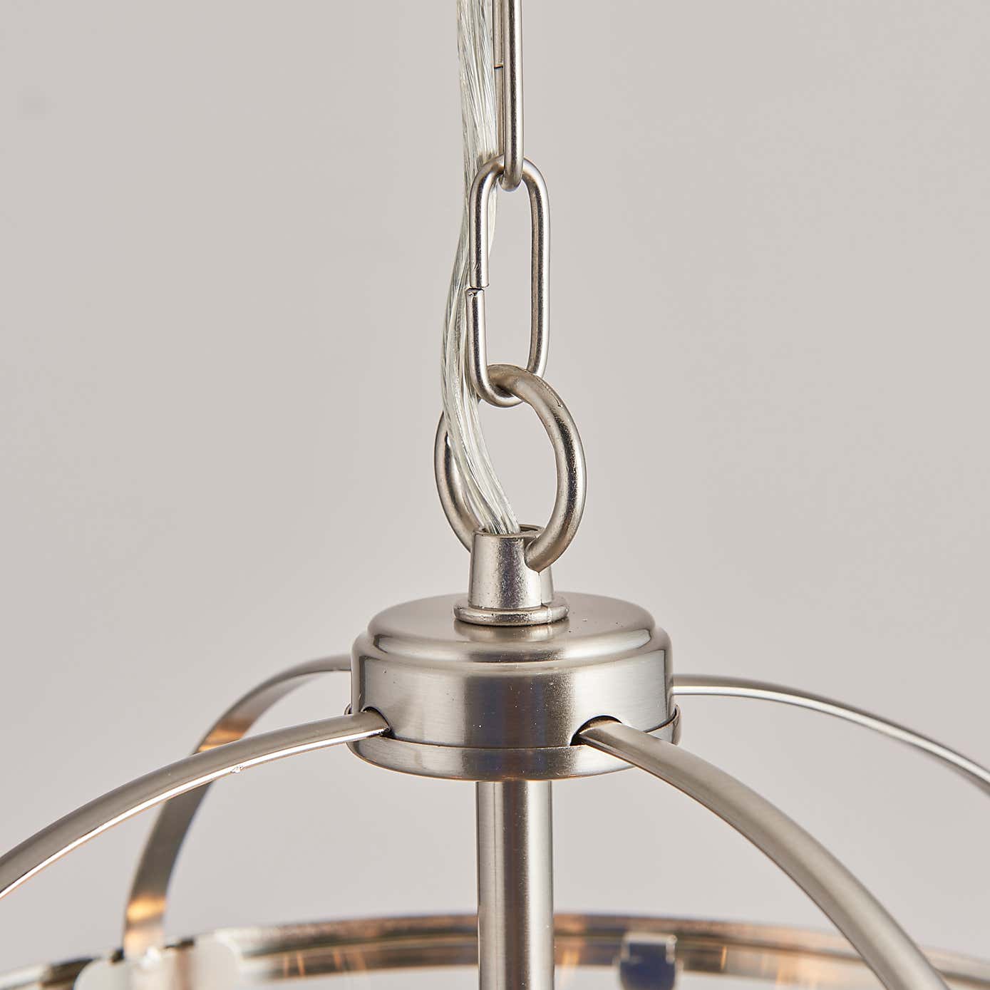 Vogue Lambeth 4 Light Glass Pendant Ceiling Fitting