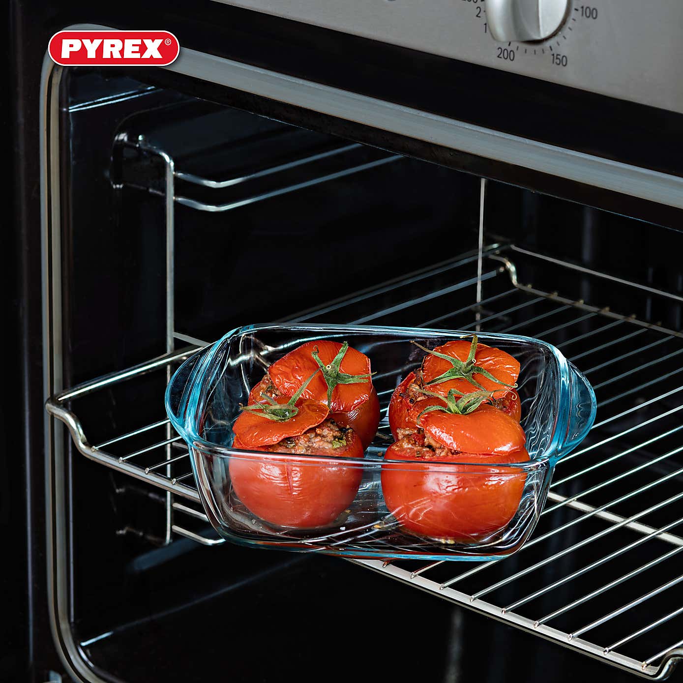 Pyrex Cook & Heat Square Oven Dish with Lid