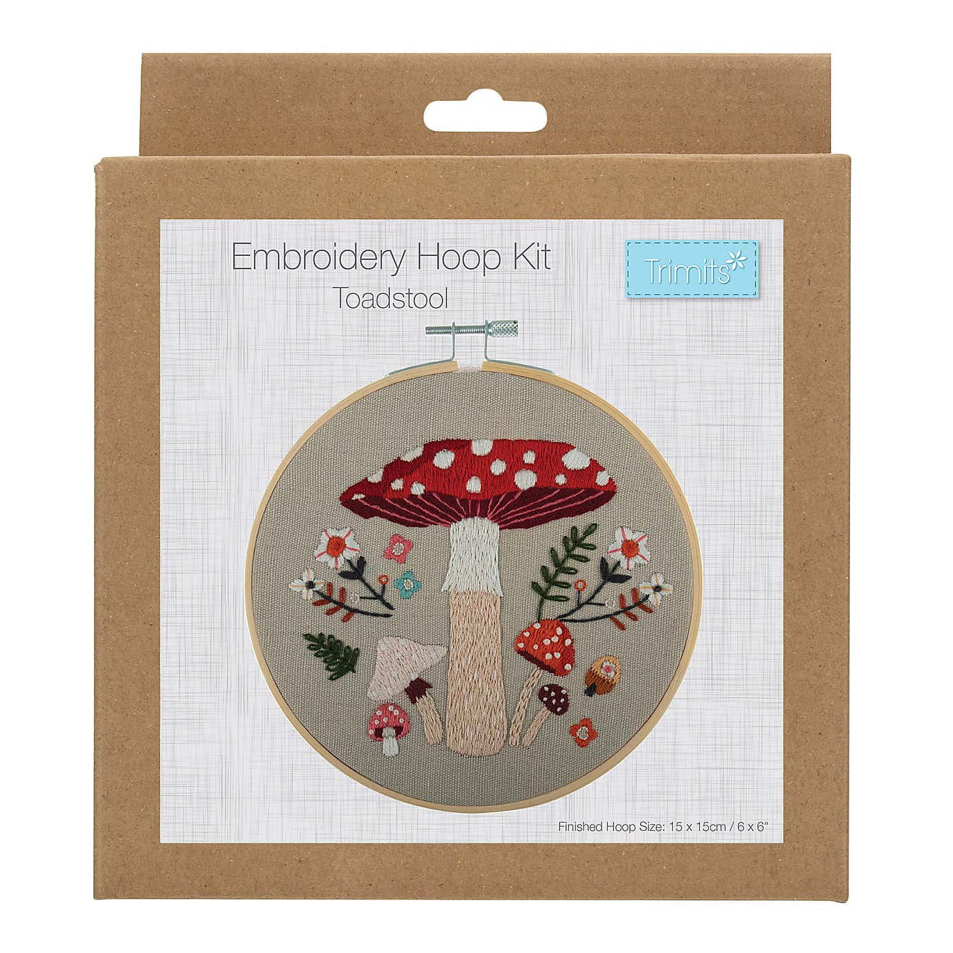 Embroidery Kit Toadstool