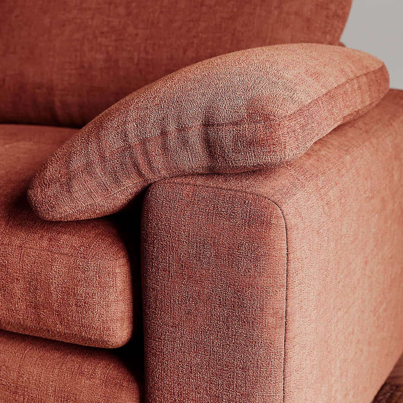 Magnus Soft Textured Chenille Snuggle Sofa