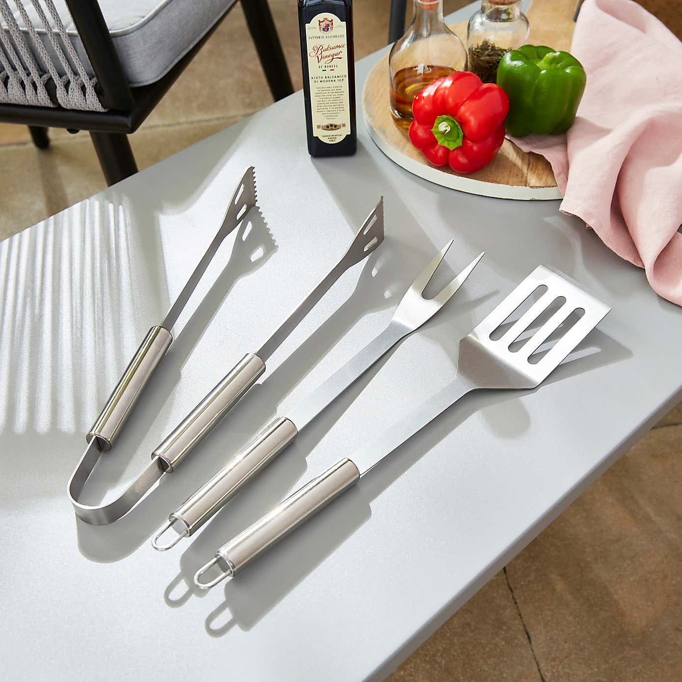 3 Piece BBQ Tool Set