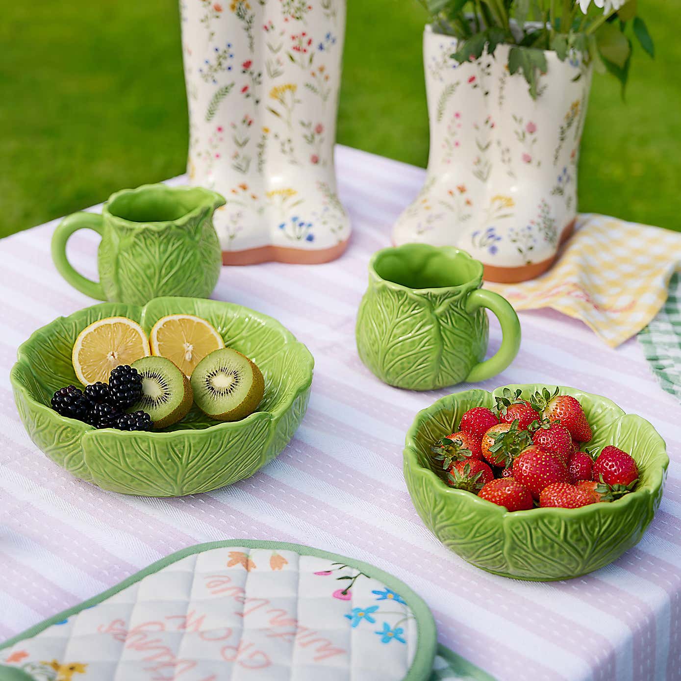The Cottage Garden Cabbage Sugar Bowl