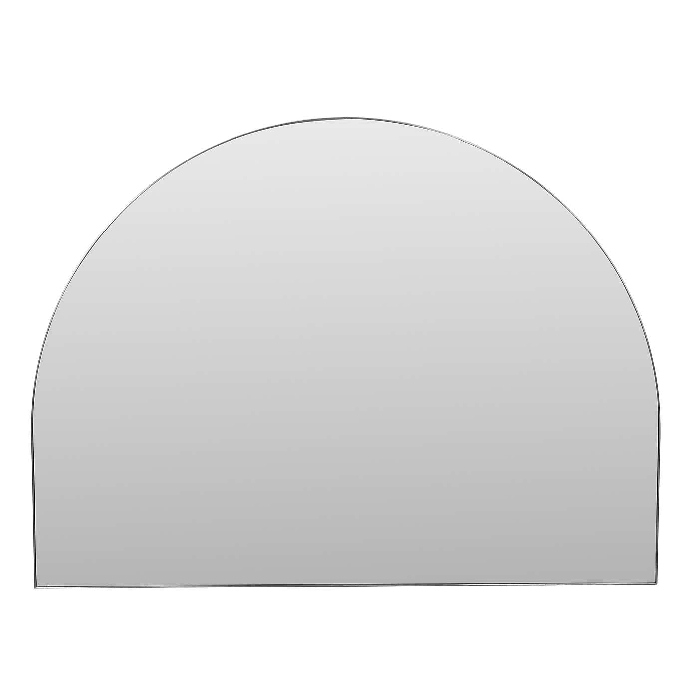 Wide Arched Overmantel Wall Mirror