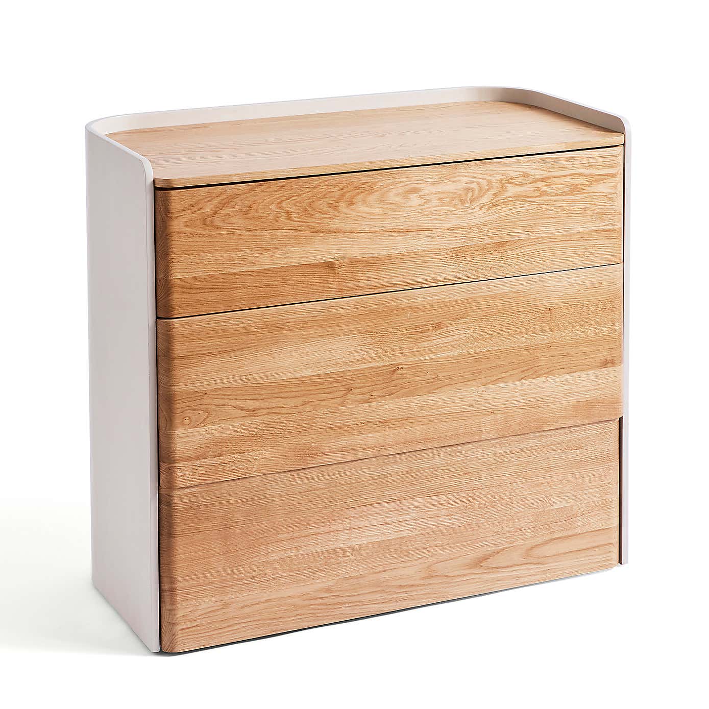 Reggie 3 Drawer Chest, Oak Effect