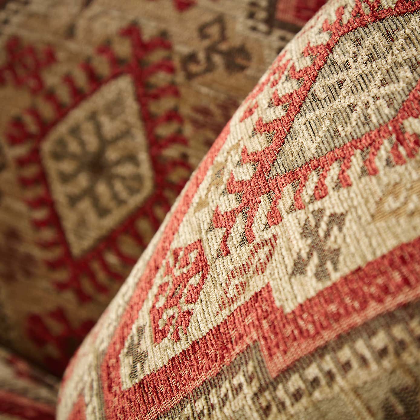 Angus Faux Leather 3 Seater Sofa