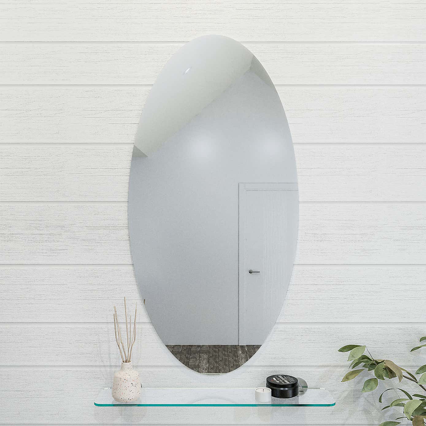 Belham Oval Mirror
