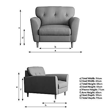 Sven Chunky Chenille Snuggle Chair