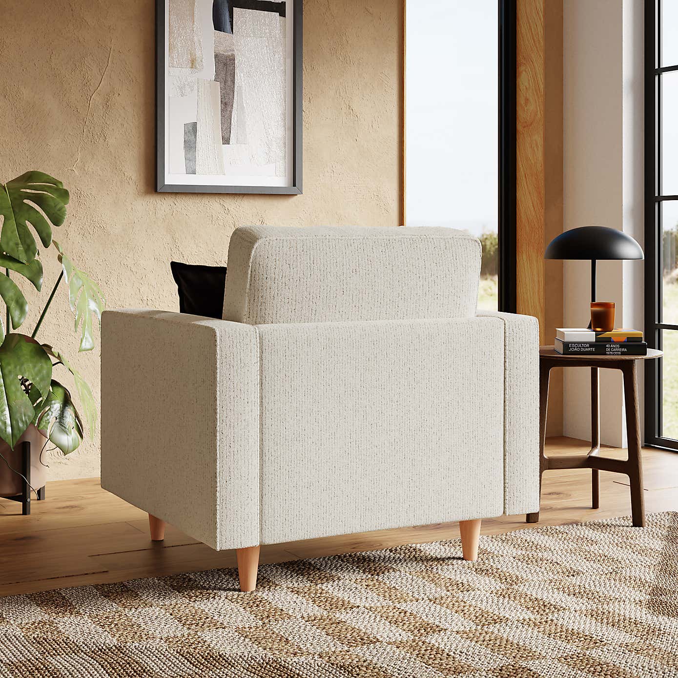 Zoe Boucle Fleck Armchair