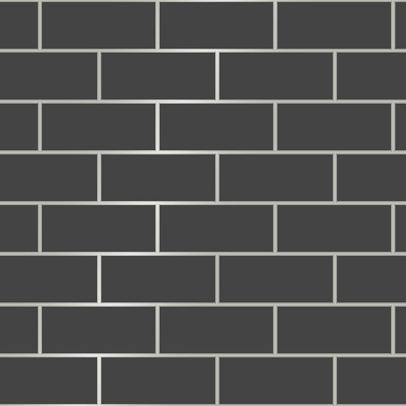 InHome Black Tile Self Adhesive Backsplash Sticky Back Plastic