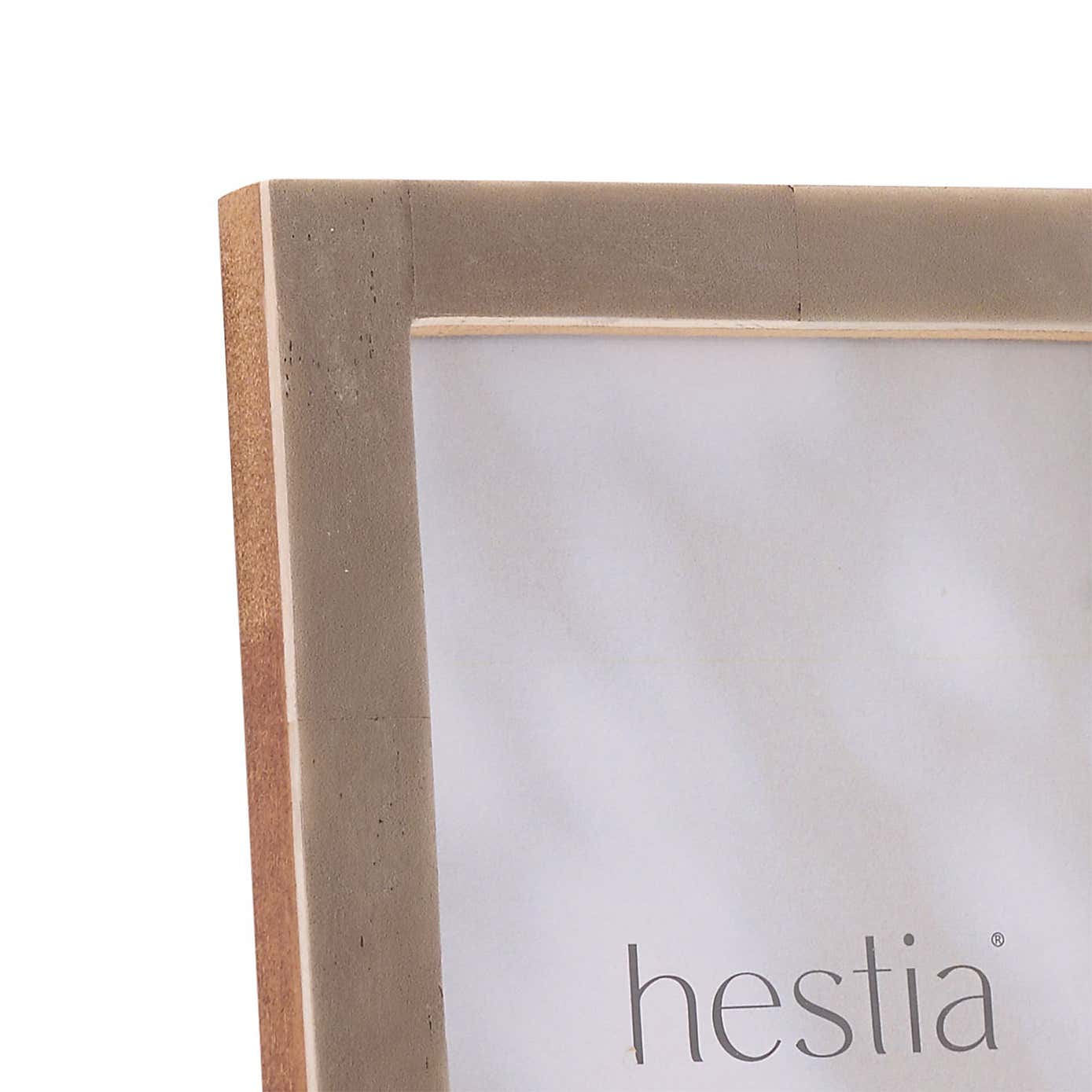 Hestia Grey Thin Stained Bone Effect Photo Frame