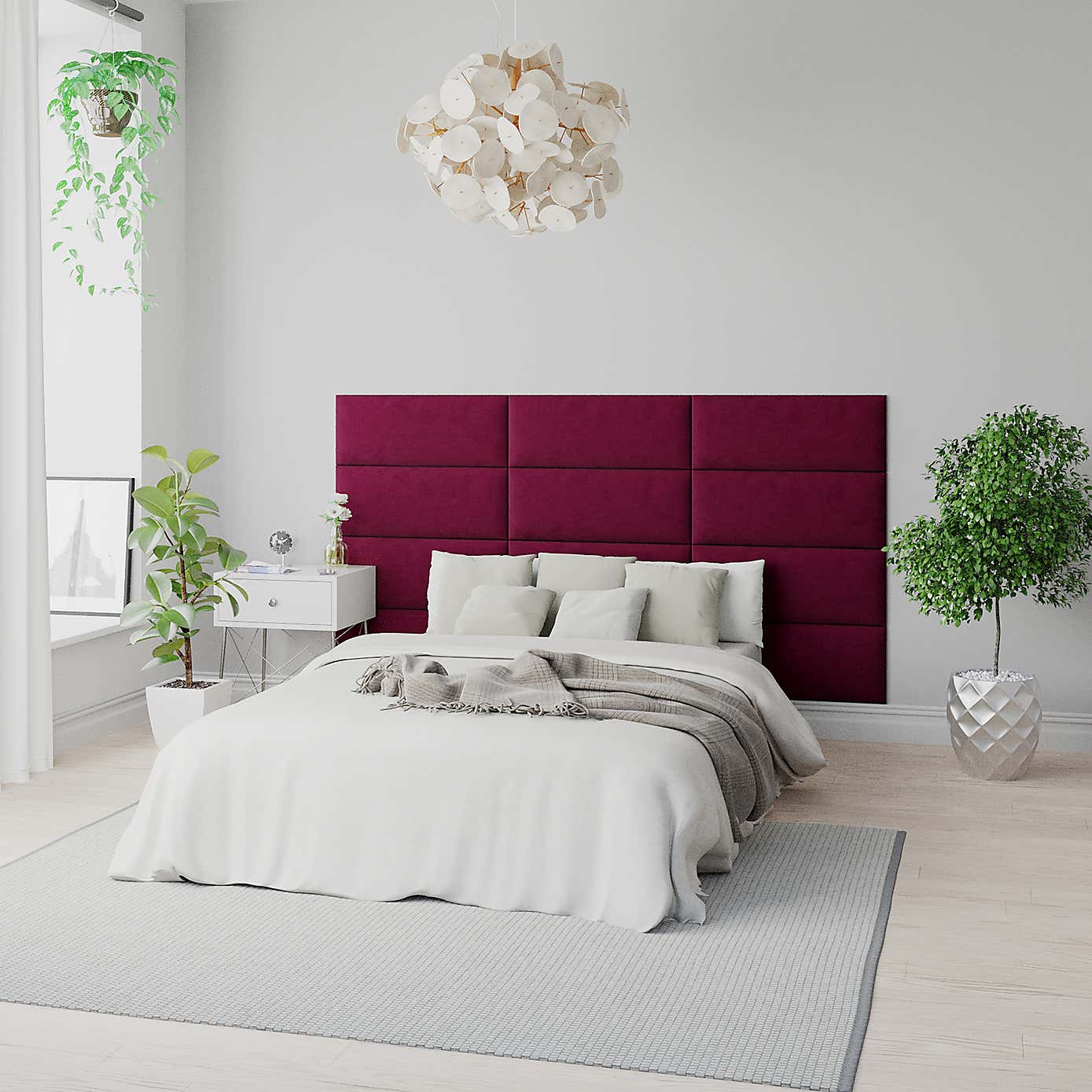 Aspire EasyMount Plush Velvet Upholstered Wall Panels