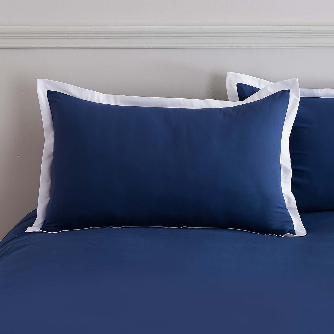 Adair Oxford Edge Duvet Cover & Pillowcase Set