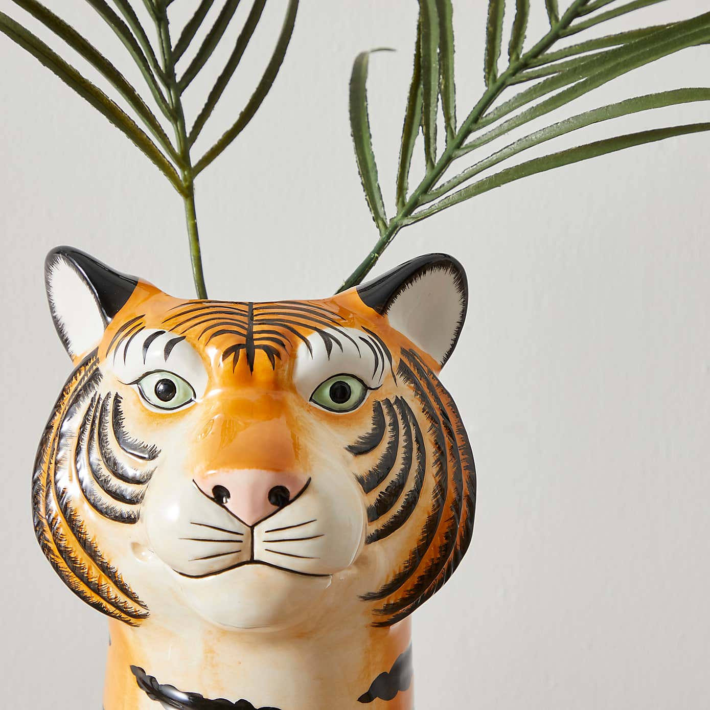 Ceramic Tiger Head Vase 30cm