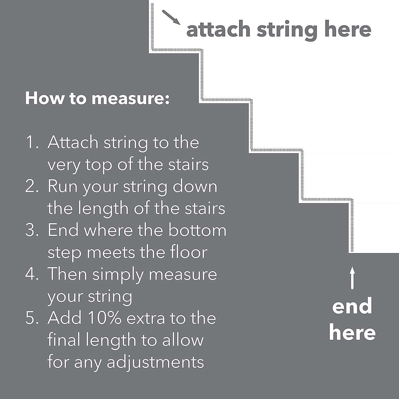 Stripe Border Jute Stair Runner