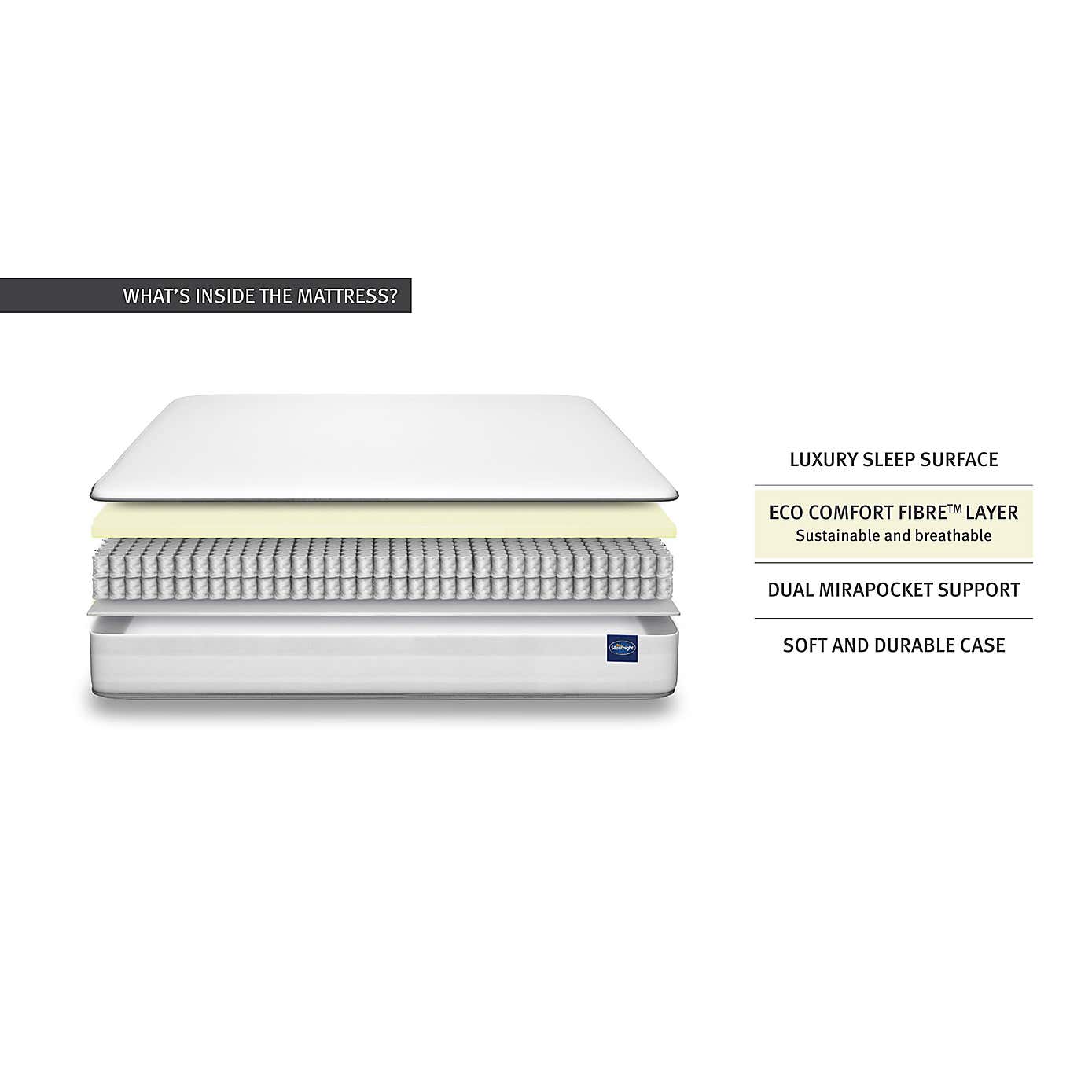 Silentnight Medium 2000 Pocket Luxury Mattress