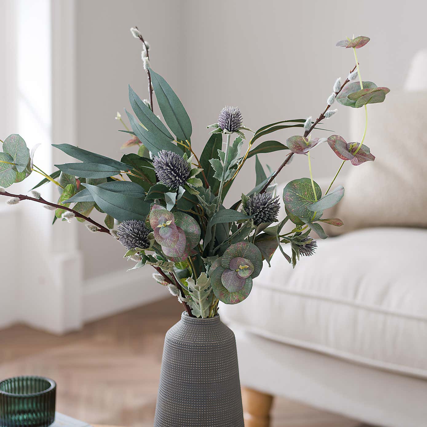 Artificial Foliage Letterbox Bouquet