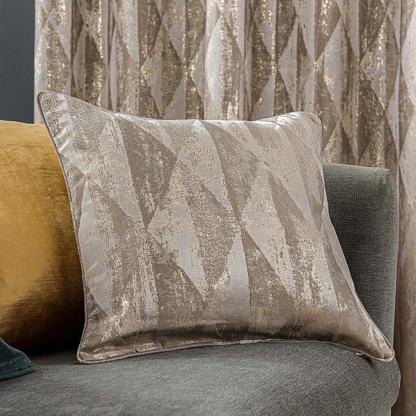 Luxor Metallic Eyelet Curtains