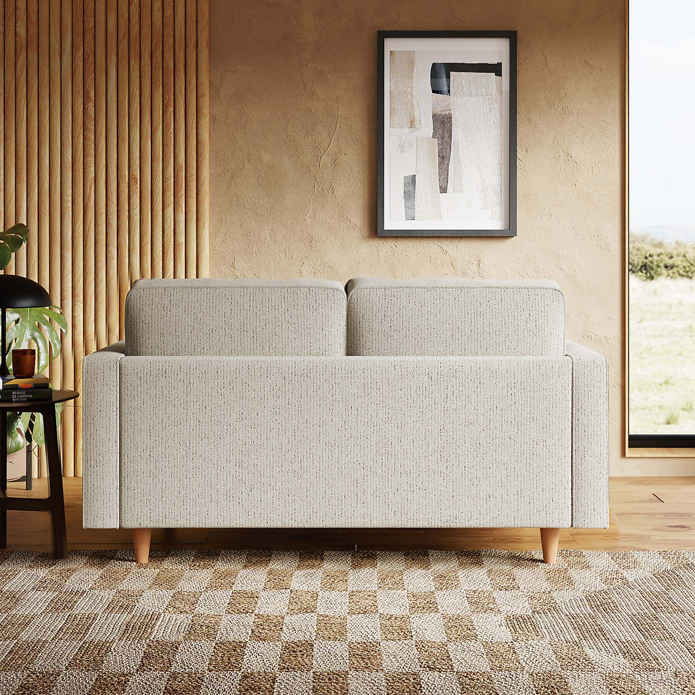 Zoe Boucle Fleck 2 Seater Sofa
