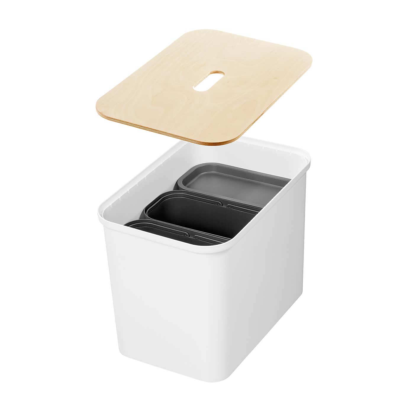 SmartStore Collect Recycling Solution 76L, White