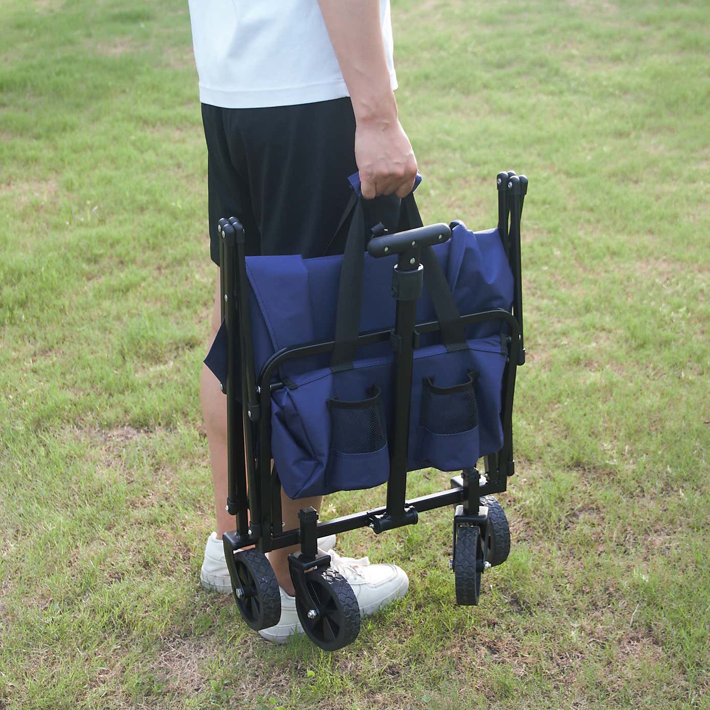 Folding Camping Trolley, Blue