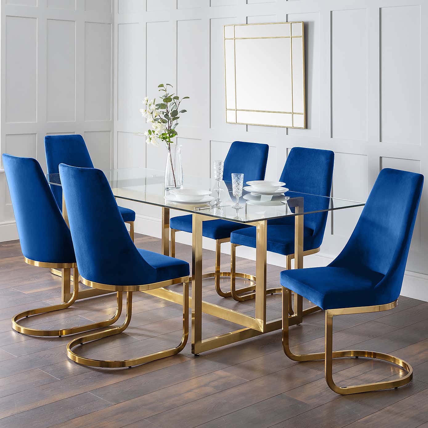 Vittoria Set of 2 Cantilever Dining Chairs