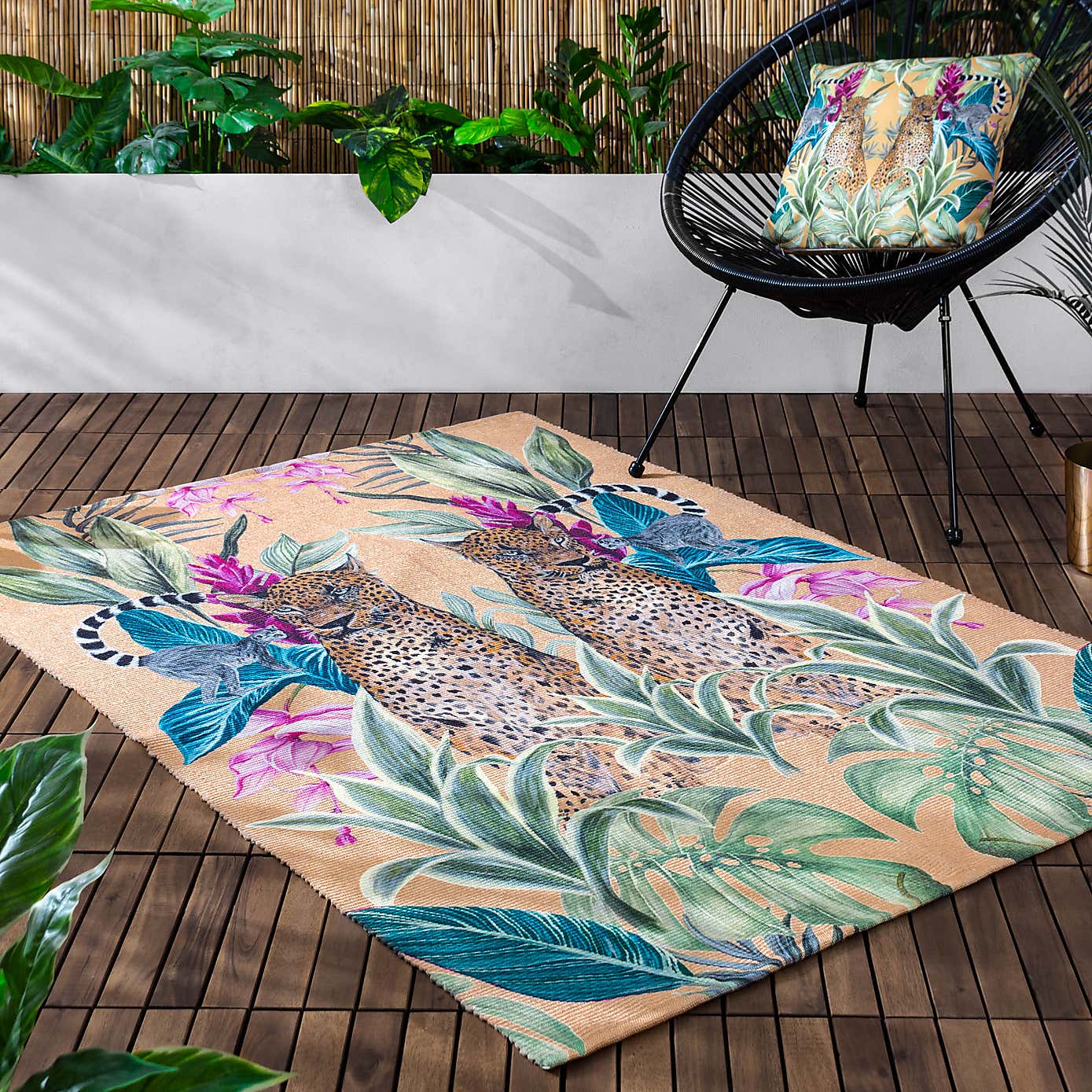 Wylder Kali Leopards Indoor Outdoor Rug