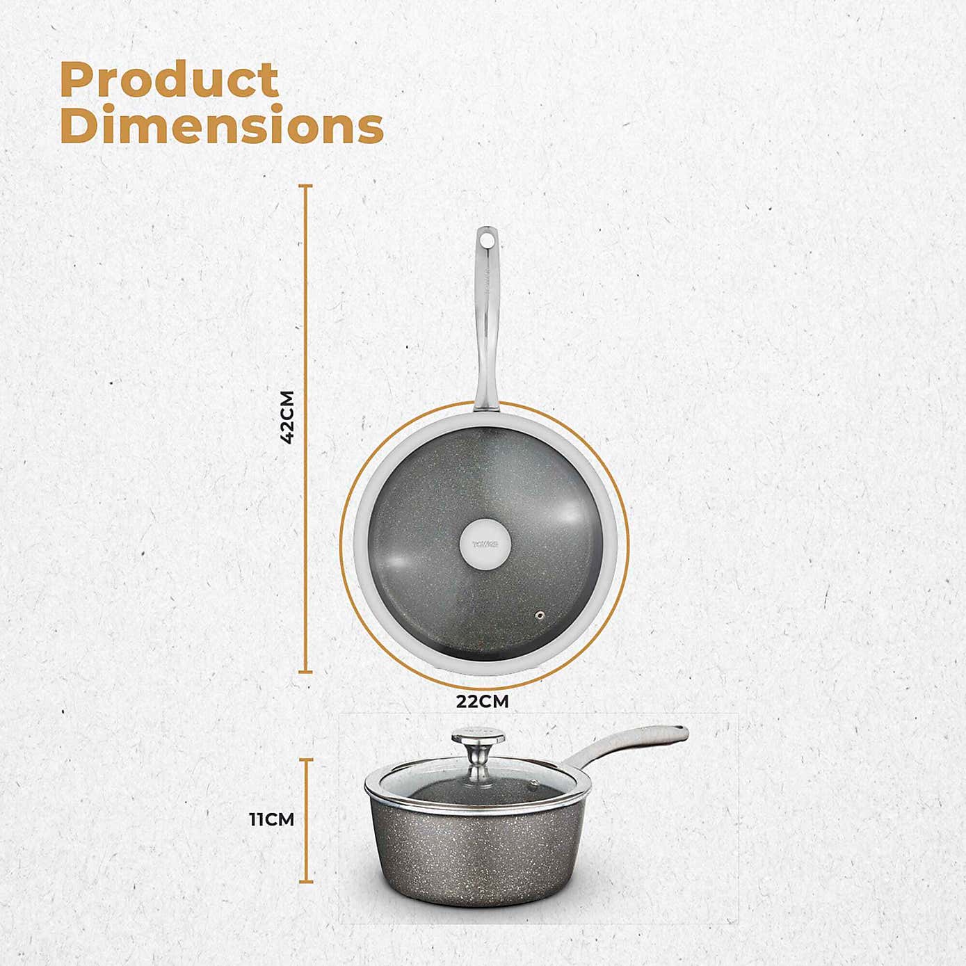 Tower Cerastone Pro 24cm Fry Pan