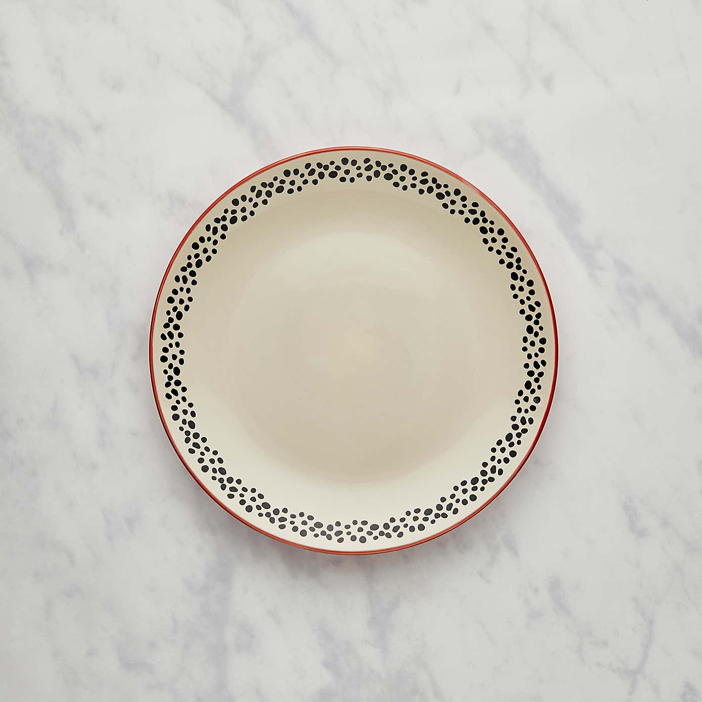 Global Red Dinner Plate