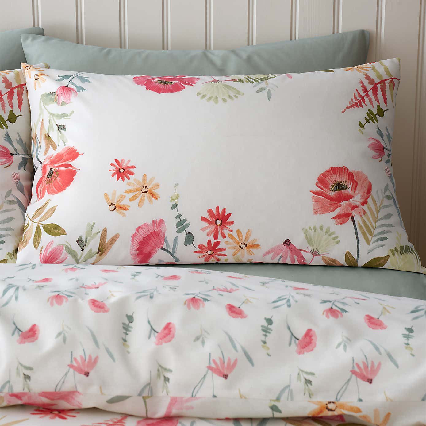Catherine Lansfield Ella Poppy Duvet Cover Set