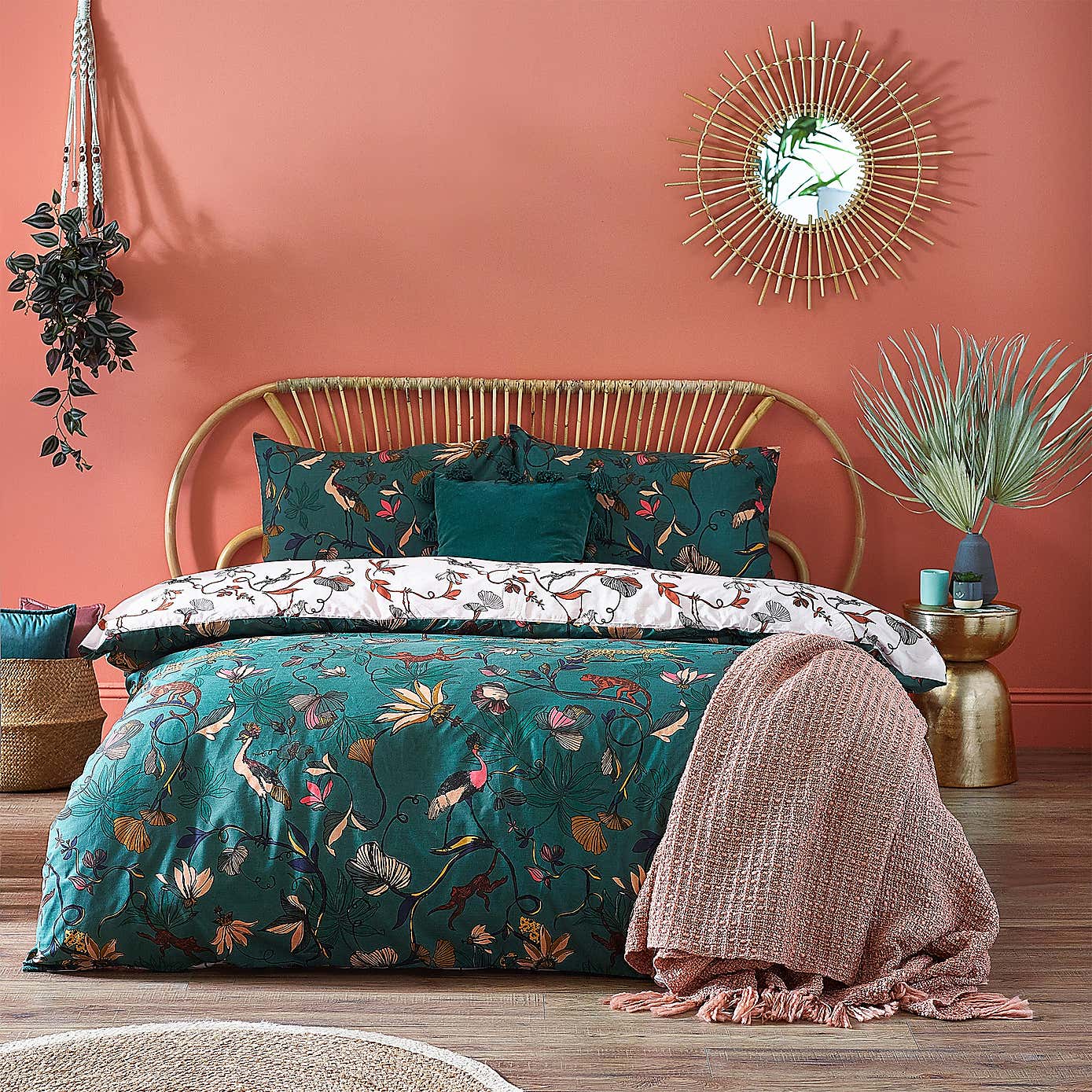 Wildings Juniper Green Duvet Cover and Pillowcase Set