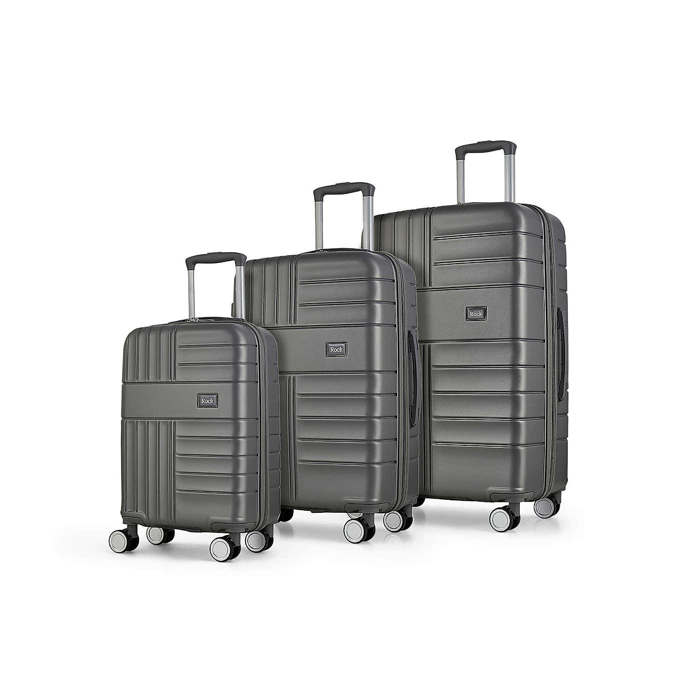 Rock Luggage Aspen Set of 3 Hard Shell Suitcases