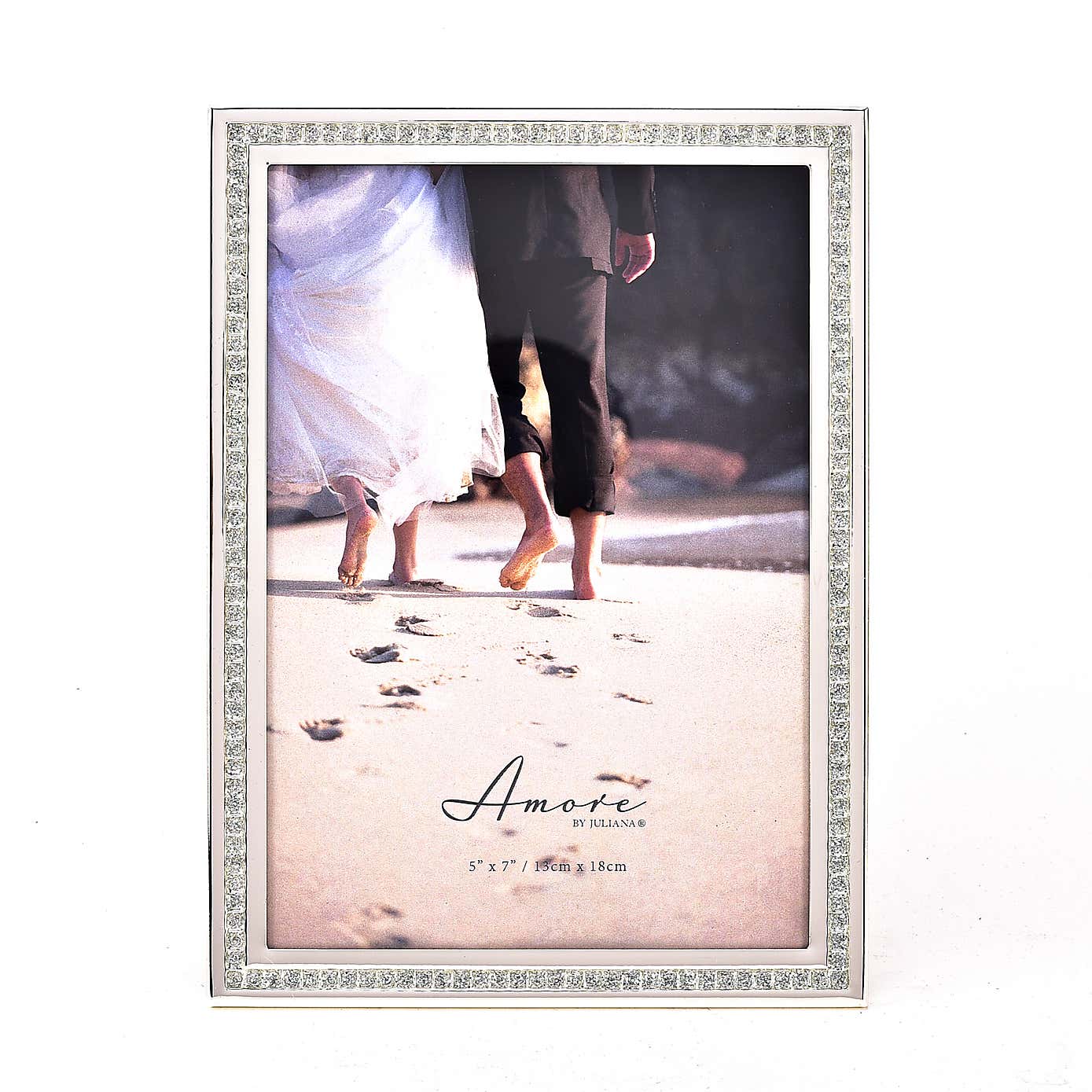 Amore Silver Sparkle Border Photo Frame