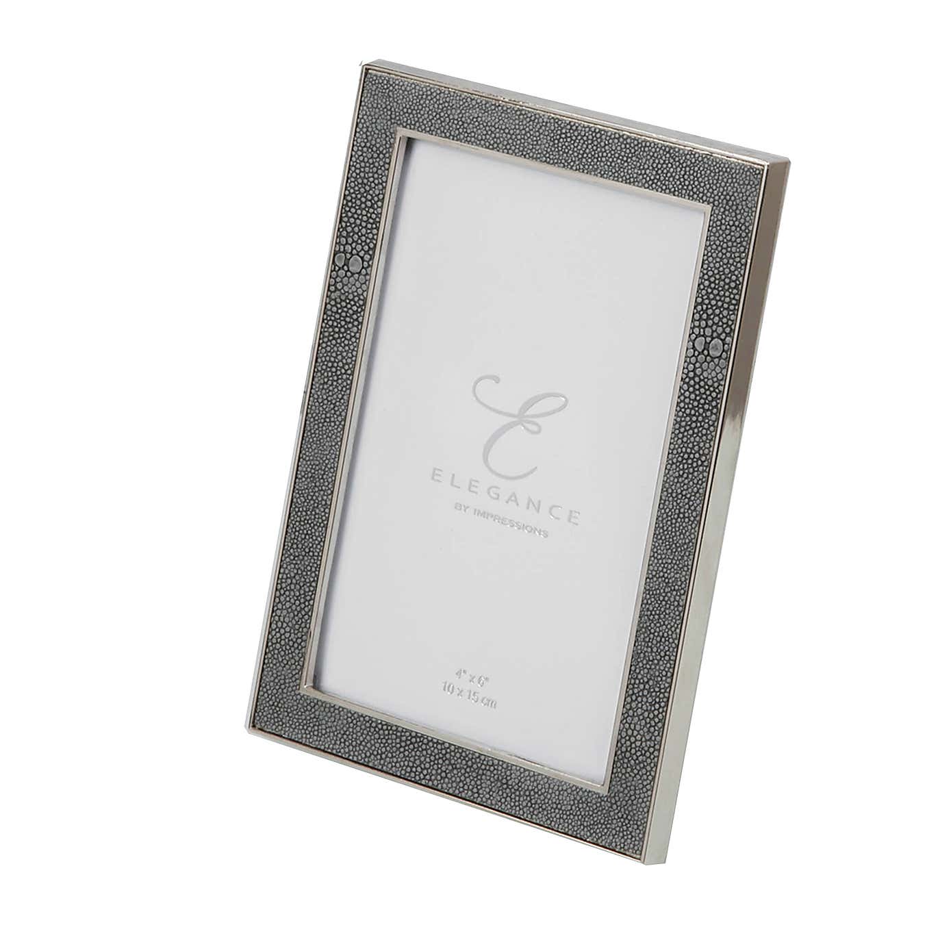 Elegance Faux Shagreen Photo Frame
