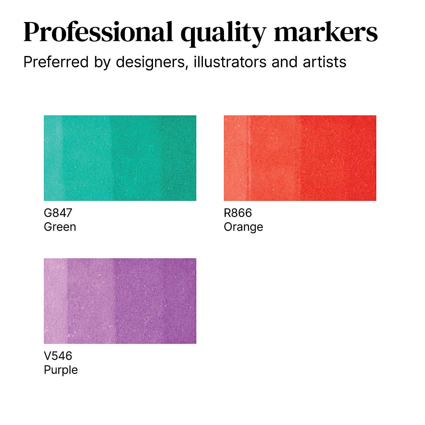 Winsor & Newton Promarker Secondary Colours Triple Pack