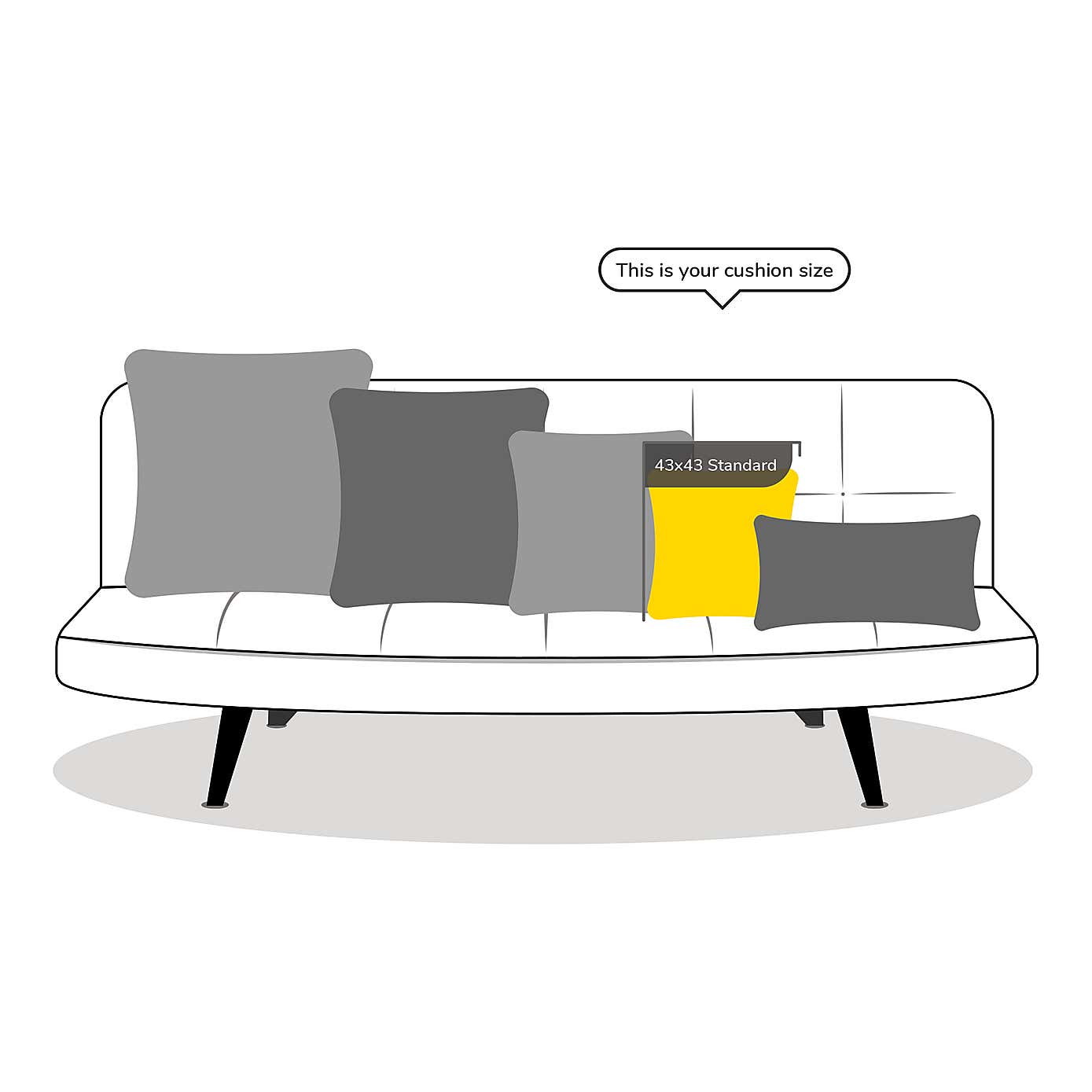 Chenille Diamond Ikat Natural Cushion Cover