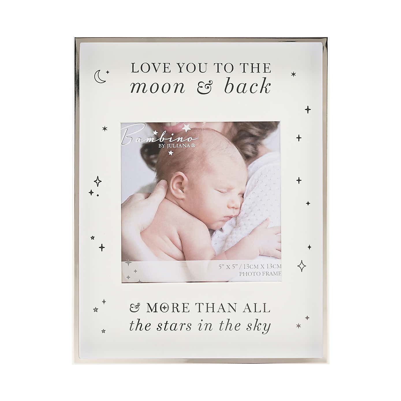 Bambino Metal Plated Moon & Back Photo Frame