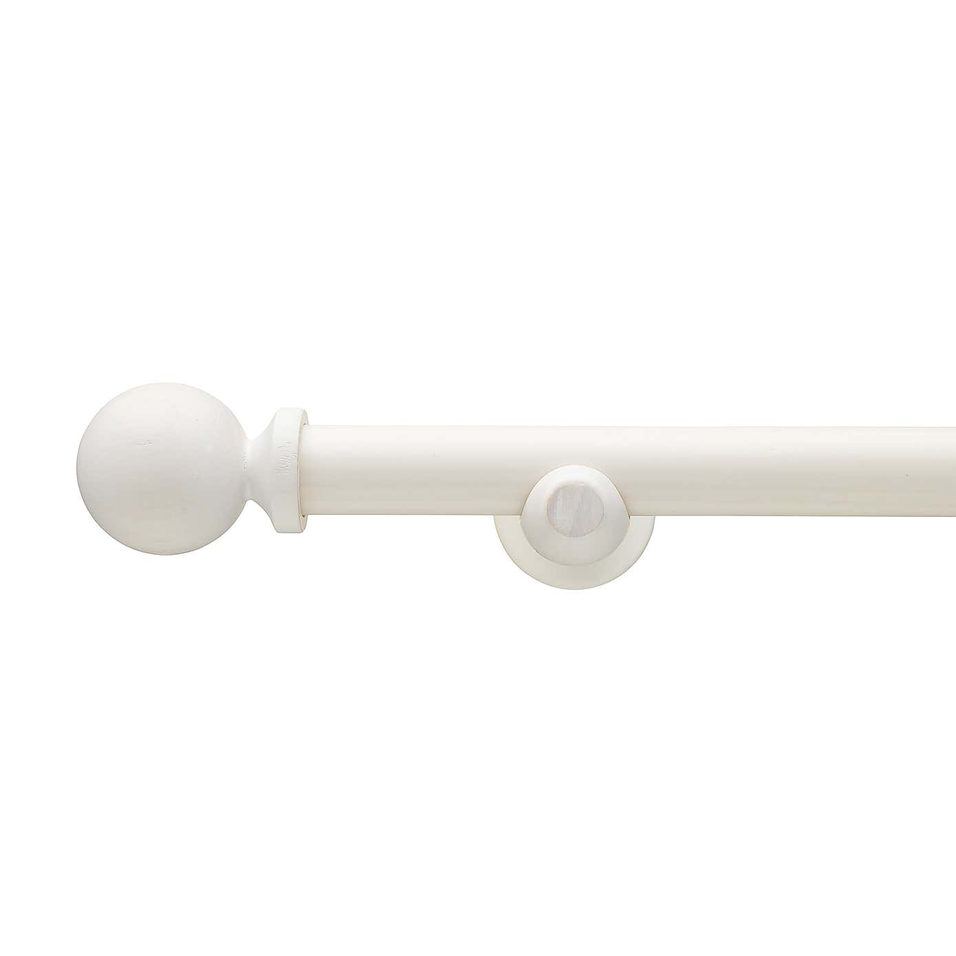 Enzo Wood Fixed Curtain Pole