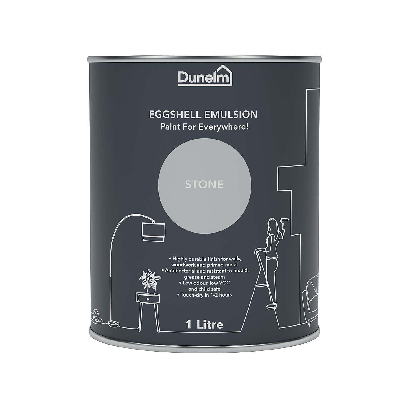 Dunelm Stone Eggshell Emulsion Paint