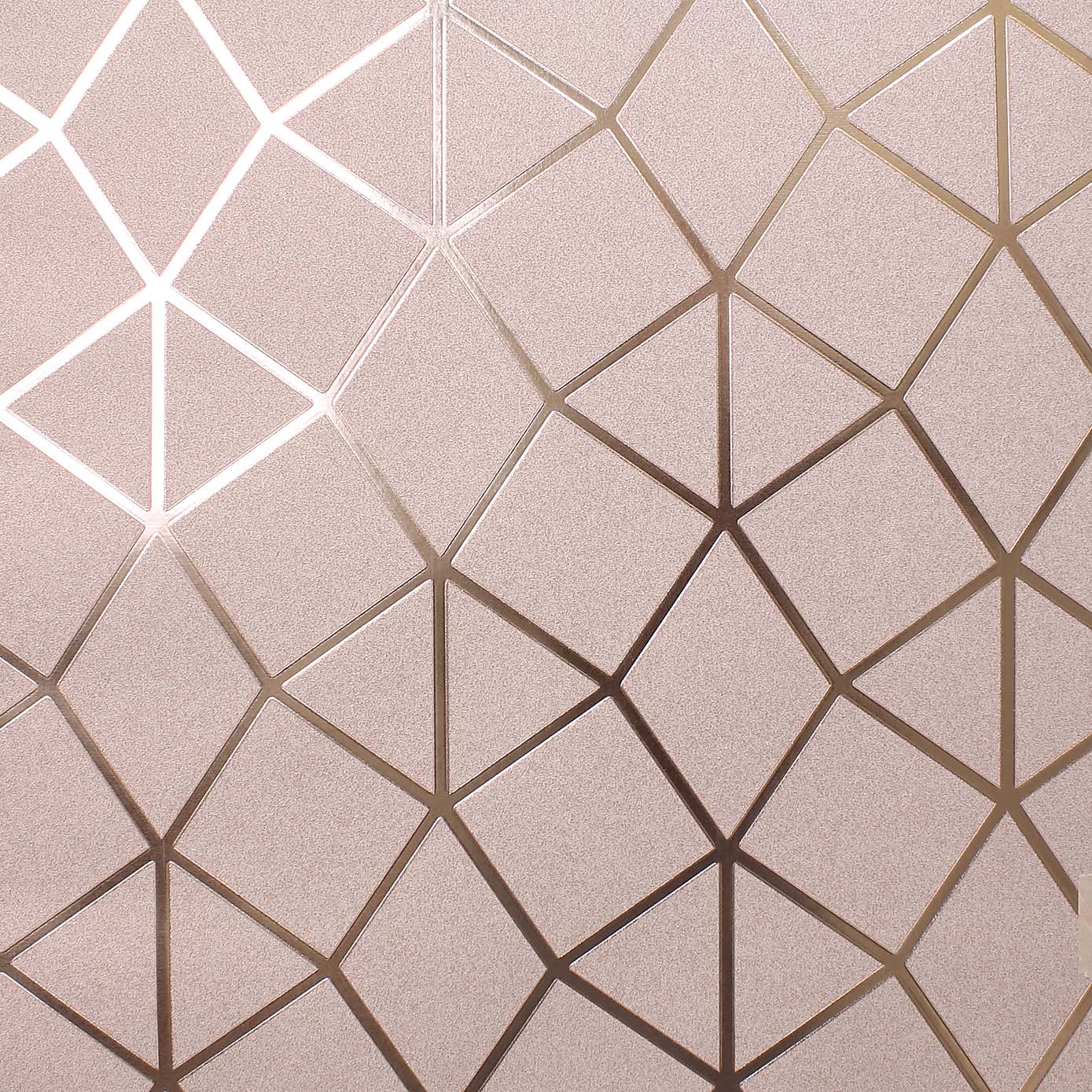 Platinum Geo Trellis Vinyl Wallpaper