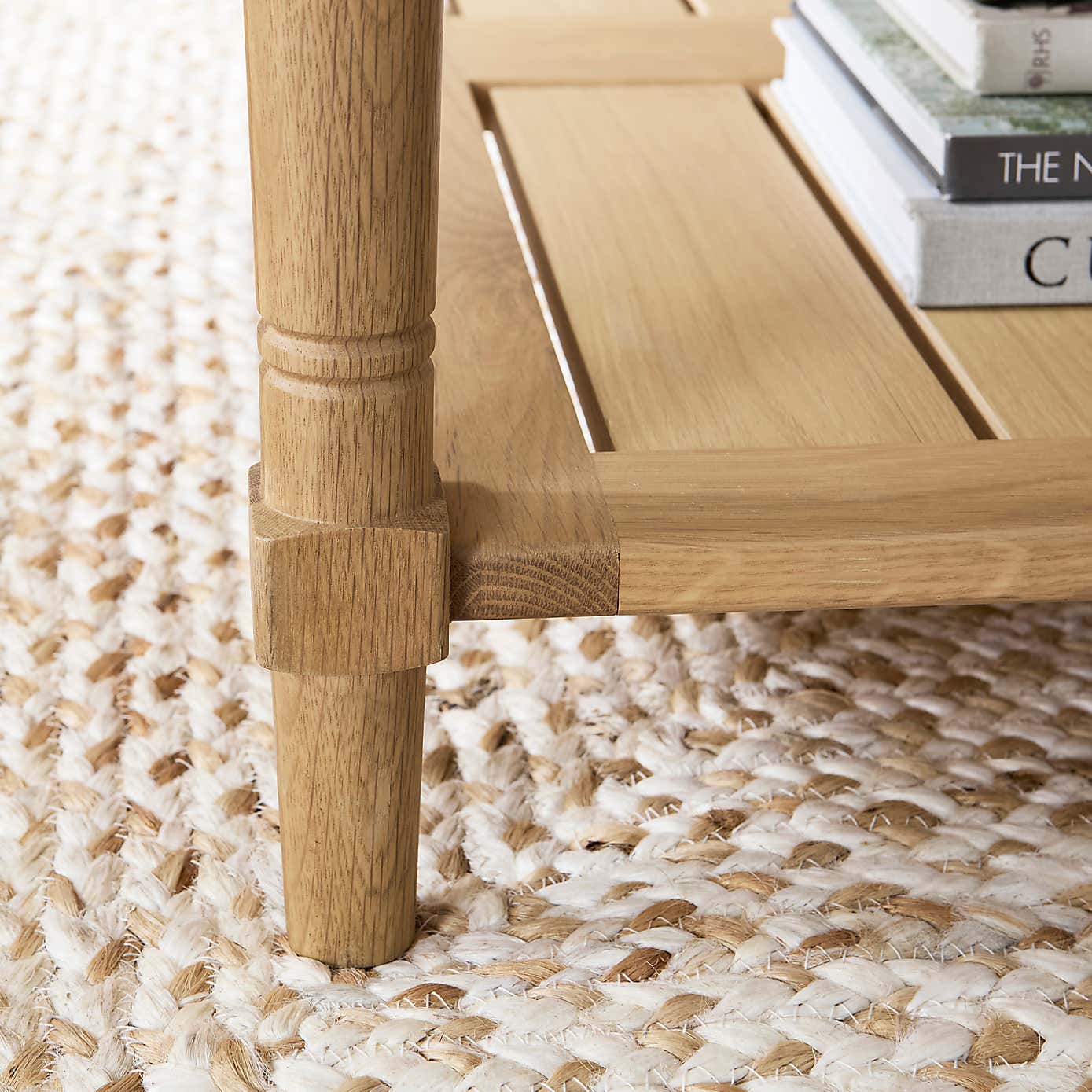 Churchgate Walcote Square Coffee Table, Oak