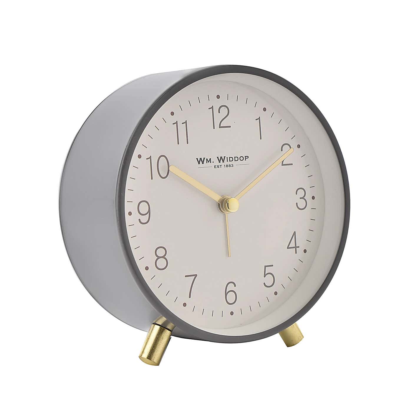 Hometime Light & Snooze Alarm Clock with Metal Feet