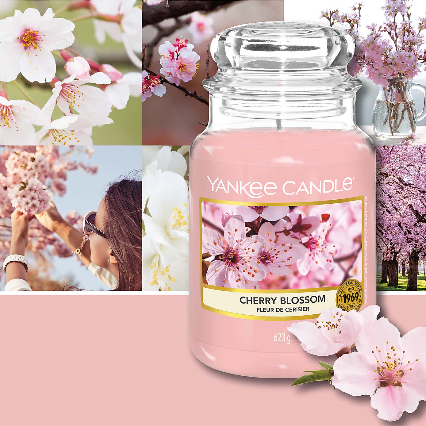 Yankee Candle Cherry Blossom Original Large Jar Candle